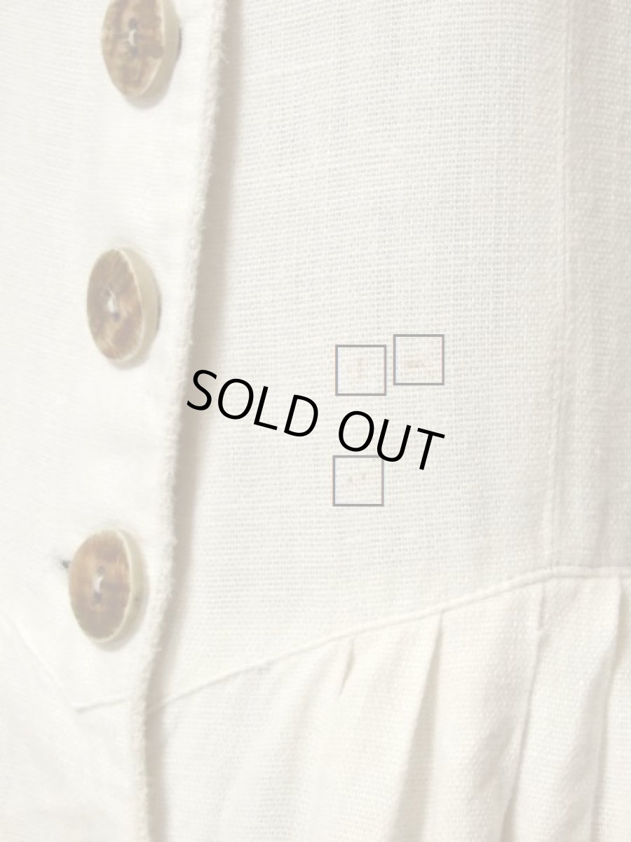 画像15: 大人フォークロア×かぎ編み切り返しデザイン レトロアンティークなウッド調ボタン装飾 ディアンドル チロルワンピース ドイツ民族衣装 舞台 演奏会 フォークダンス オクトーバーフェスト 【5375】 (15)