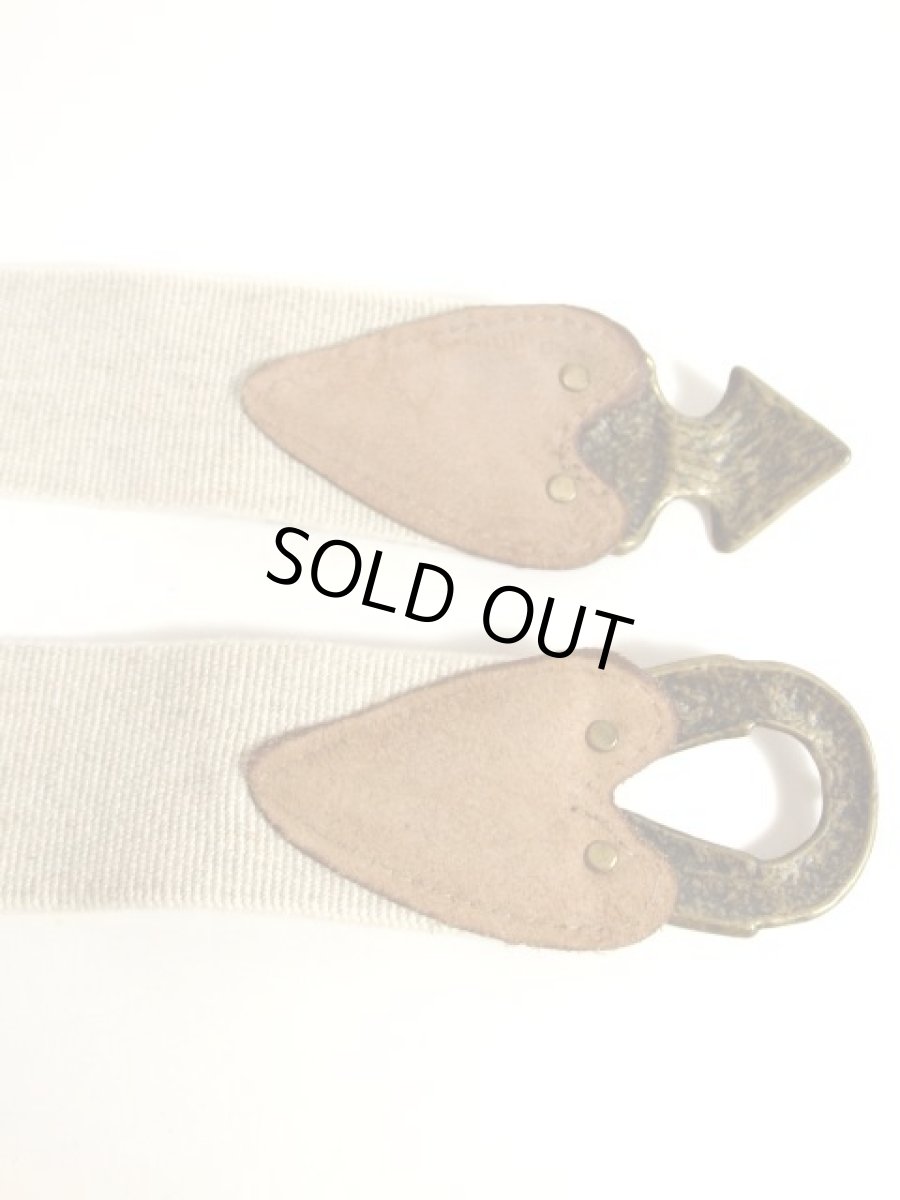 画像5: レザー ゴム レトロアンティーク ヴィンテージ USA 古着 ベルト【5403】 (5)