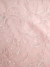 画像10: 【期間限定 50%OFF SALE対象商品】ヨーロッパ古着 ピンク 上品で女性らしい 綺麗なリーフ刺繍 大人クラシカルガーリー シャツ ブラウス  レトロトップス (10)