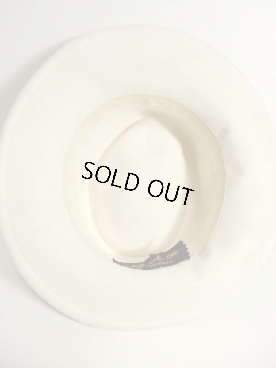 画像3: ☆　　レトロクラシカルハット22　ヨーロッパ　オフホワイト　☆ (3)