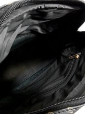 画像6: 大きめサイズ ブラック レディース レトロ ハンド 鞄 バッグ【5605】 (6)