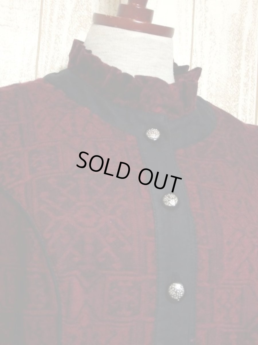 画像3: オーストリア製 大人クラシカルstyle 360度レトロアンティークなフォークロア模様にうっとり ディアンドル チロルドレス ドイツ民族衣装 舞台 演奏会 フォークダンス オクトーバーフェスト 【5612】 (3)