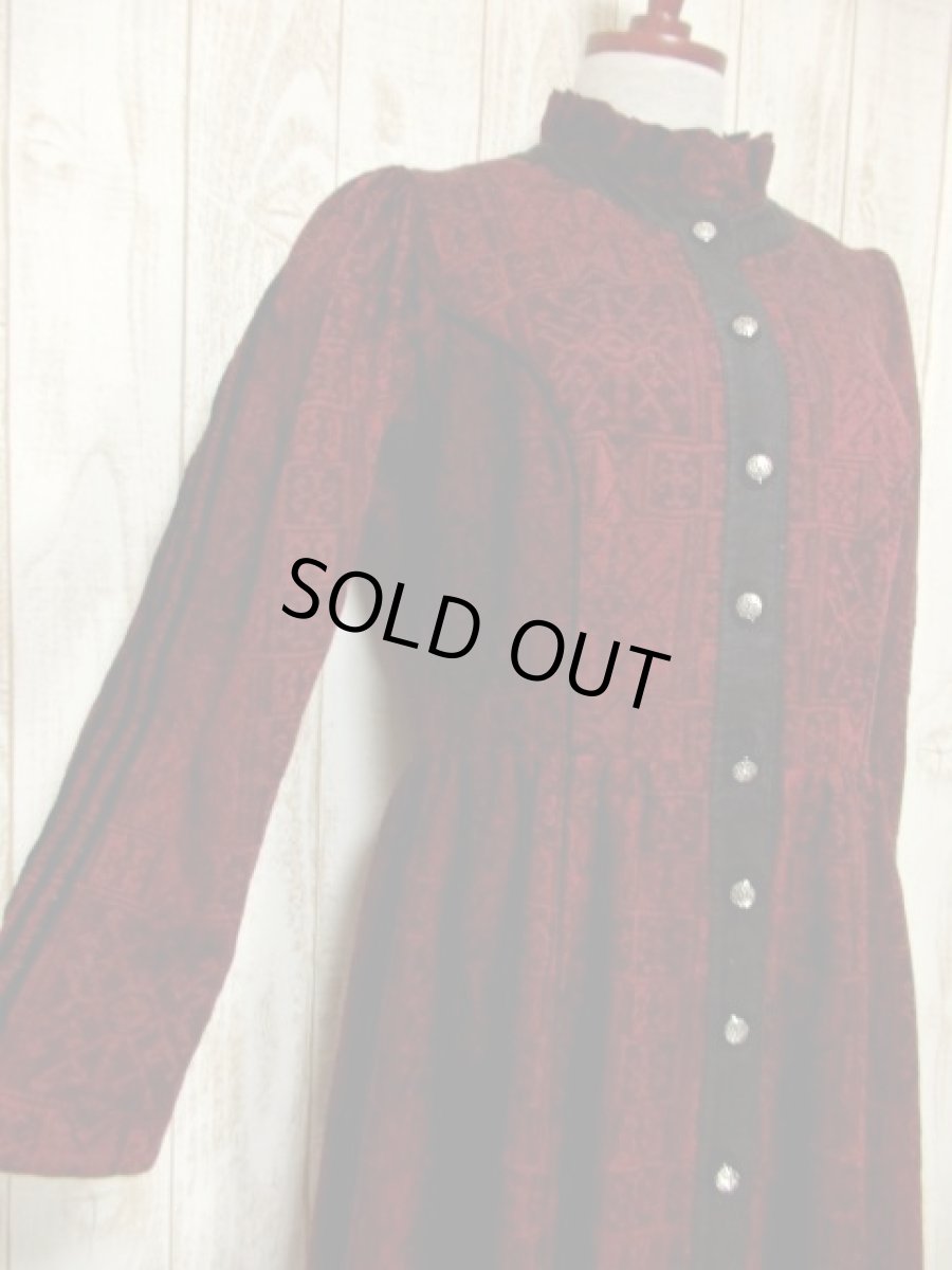 画像4: オーストリア製 大人クラシカルstyle 360度レトロアンティークなフォークロア模様にうっとり ディアンドル チロルドレス ドイツ民族衣装 舞台 演奏会 フォークダンス オクトーバーフェスト 【5612】 (4)