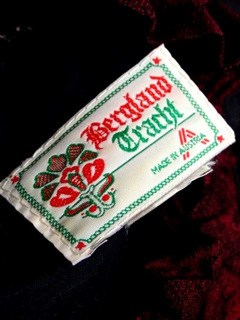 画像3: オーストリア製 大人クラシカルstyle 360度レトロアンティークなフォークロア模様にうっとり ディアンドル チロルドレス ドイツ民族衣装 舞台 演奏会 フォークダンス オクトーバーフェスト 【5612】