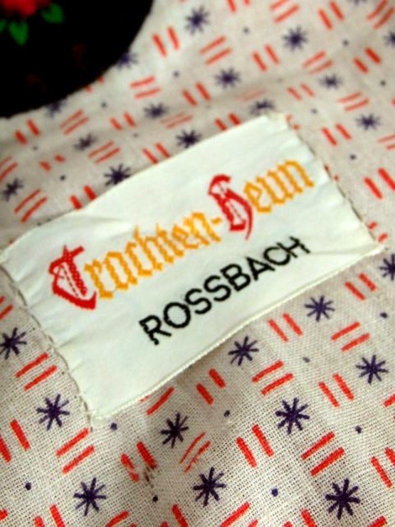 画像3: 花柄 レッド ブラック フロントリボン サイドジッパー ノースリーブ クラシカル ディアンドル チロルワンピース ドイツ民族衣装 舞台 演奏会 フォークダンス オクトーバーフェスト 【5687】