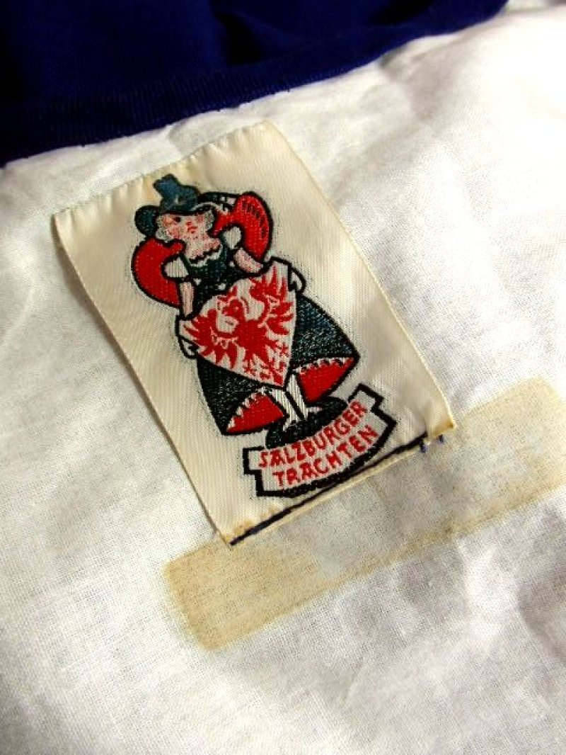 画像3: お花刺繍 ネイビー ピンク グリーン ノースリーブ クラシカル ディアンドル チロルワンピース ドイツ民族衣装 舞台 演奏会 フォークダンス オクトーバーフェスト 【5788】