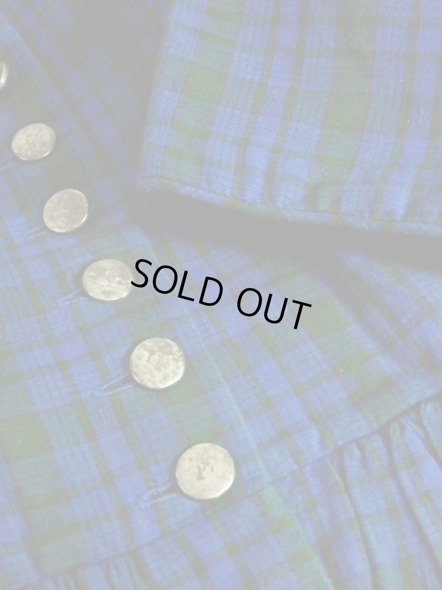 画像10: チェック柄×大人ガーリー 素晴らしいシルエット ふんわりパフスリーブ ディアンドル チロルワンピース ドイツ民族衣装 舞台 演奏会 フォークダンス オクトーバーフェスト 【5811】 (10)