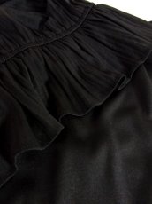 画像12: USA古着　スパンコール装飾が素晴らしい!!　フリル装飾★　大人レトロクラシカルなヴィンテージドレス　Black (12)