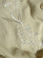 画像15: お花刺繍 ウエストゴム 半袖 レトロ ヨーロッパ古着 ヴィンテージオールインワン【5858】 (15)