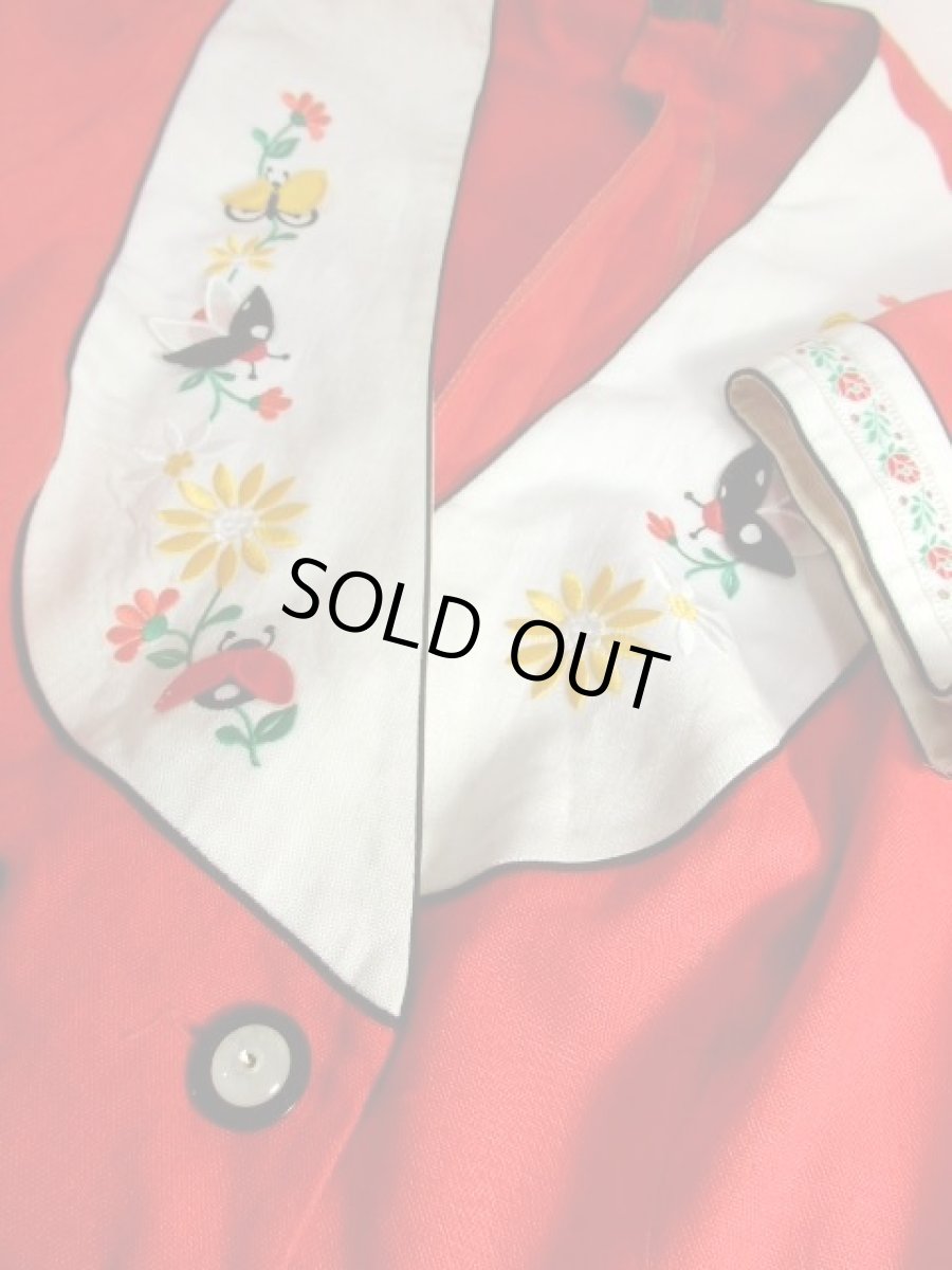 画像14: チロルワンピースドイツ製 刺繍 パッチ ドイツ民族衣装 オクトーバーフェスト 42 (14)