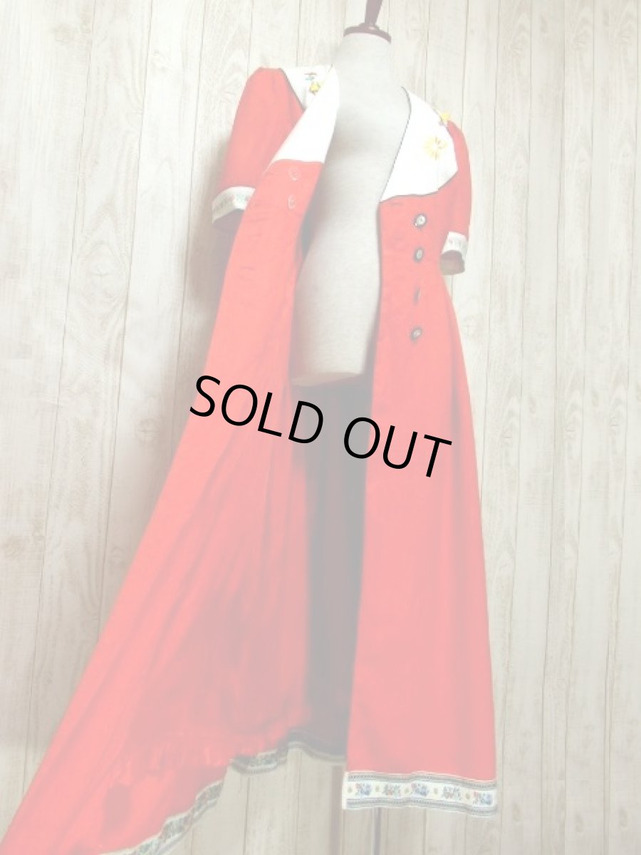 画像13: チロルワンピースドイツ製 刺繍 パッチ ドイツ民族衣装 オクトーバーフェスト 42 (13)