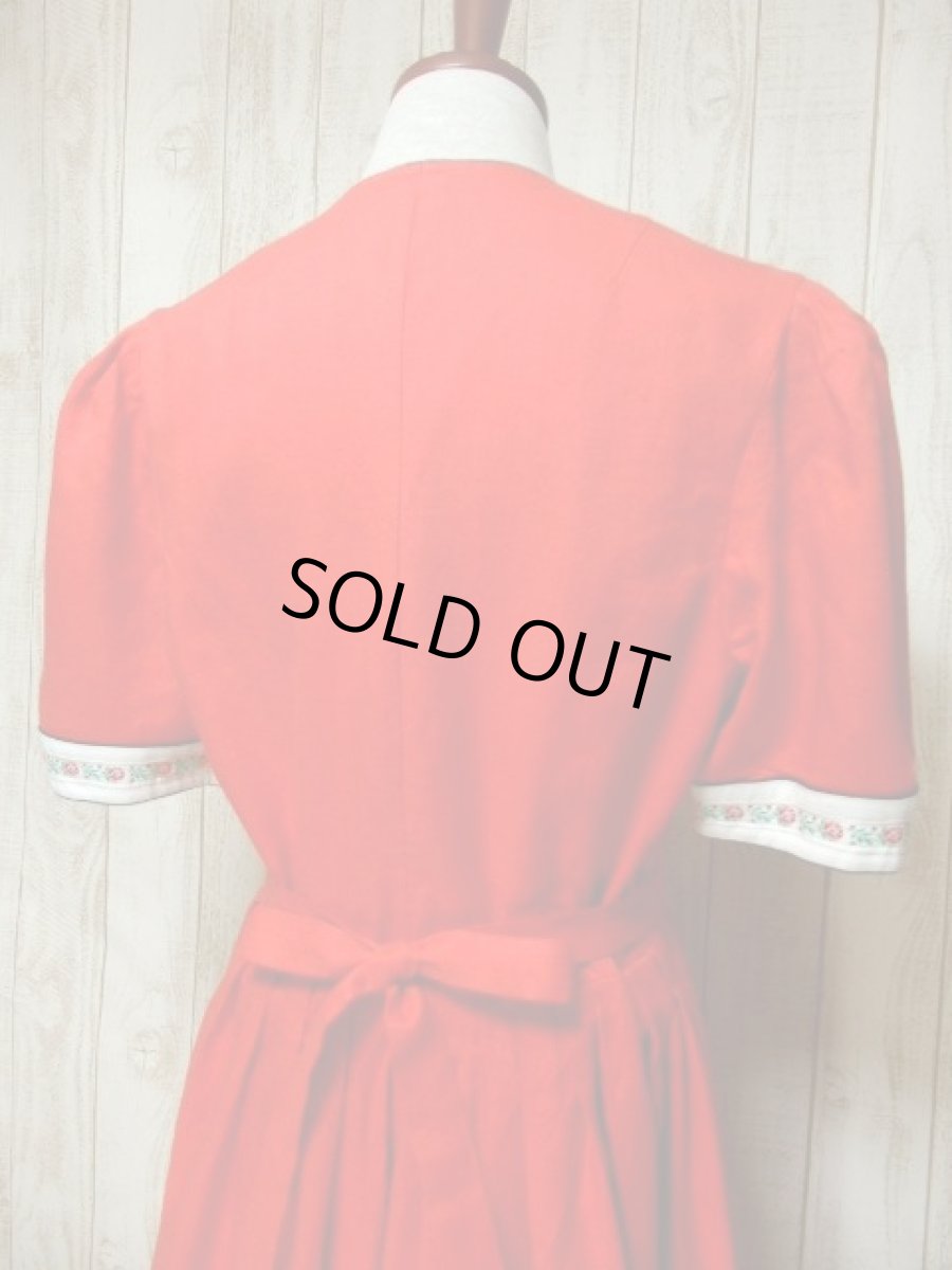 画像6: チロルワンピースドイツ製 刺繍 パッチ ドイツ民族衣装 オクトーバーフェスト 42 (6)