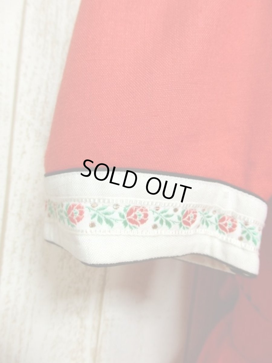 画像8: チロルワンピースドイツ製 刺繍 パッチ ドイツ民族衣装 オクトーバーフェスト 42 (8)