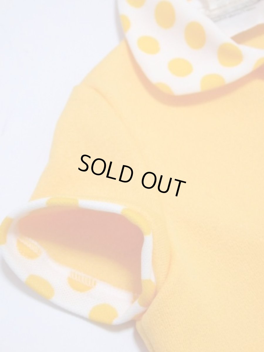 画像6: ☆　フランス古着　vintageキッズ　dot切り返し　レトロPOPヴィンテージチュニックワンピース　saize70〜80　kids＆baby　☆ (6)