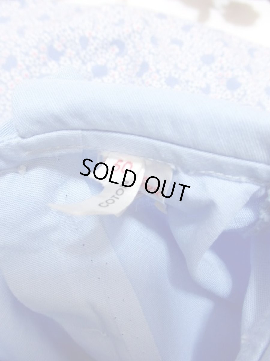 画像9: ☆　ヨーロッパ古着　フランス買い付け vintageキッズ　小花柄切り返しタイ付きヴィンテージワンピース　size100　kids＆baby　☆ (9)