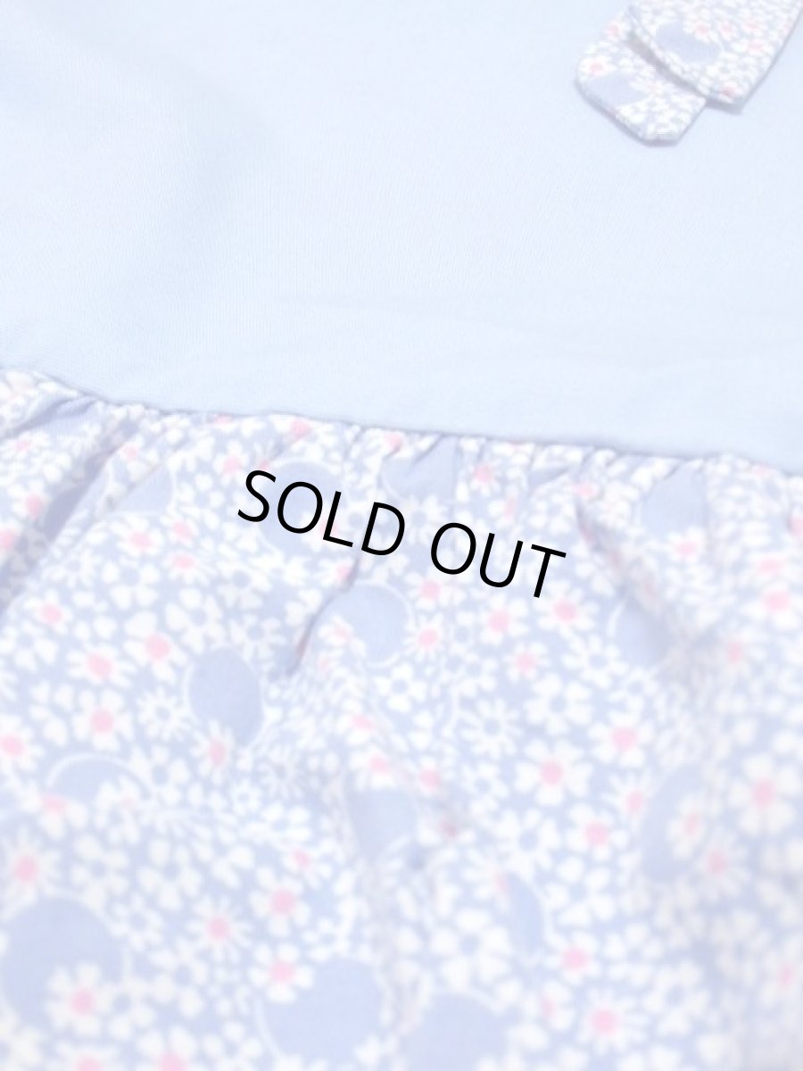 画像10: ☆　ヨーロッパ古着　フランス買い付け vintageキッズ　小花柄切り返しタイ付きヴィンテージワンピース　size100　kids＆baby　☆ (10)