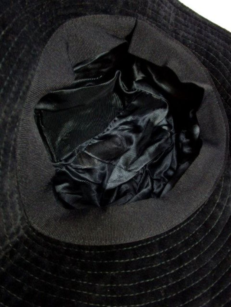 画像2: ☆　レトロクラシカルハット23　ヨーロッパ　ベロア×Flower×Black　☆