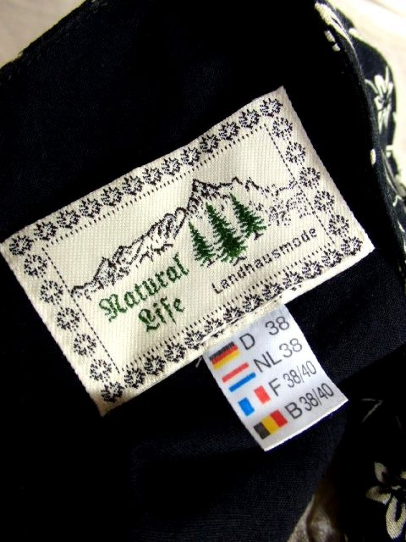 画像3: 大人フォークロア×切り替えしデザイン 両袖先×ウエストリボン結び ディアンドル チロルワンピース ドイツ民族衣装 舞台 演奏会 フォークダンス オクトーバーフェスト 【6132】