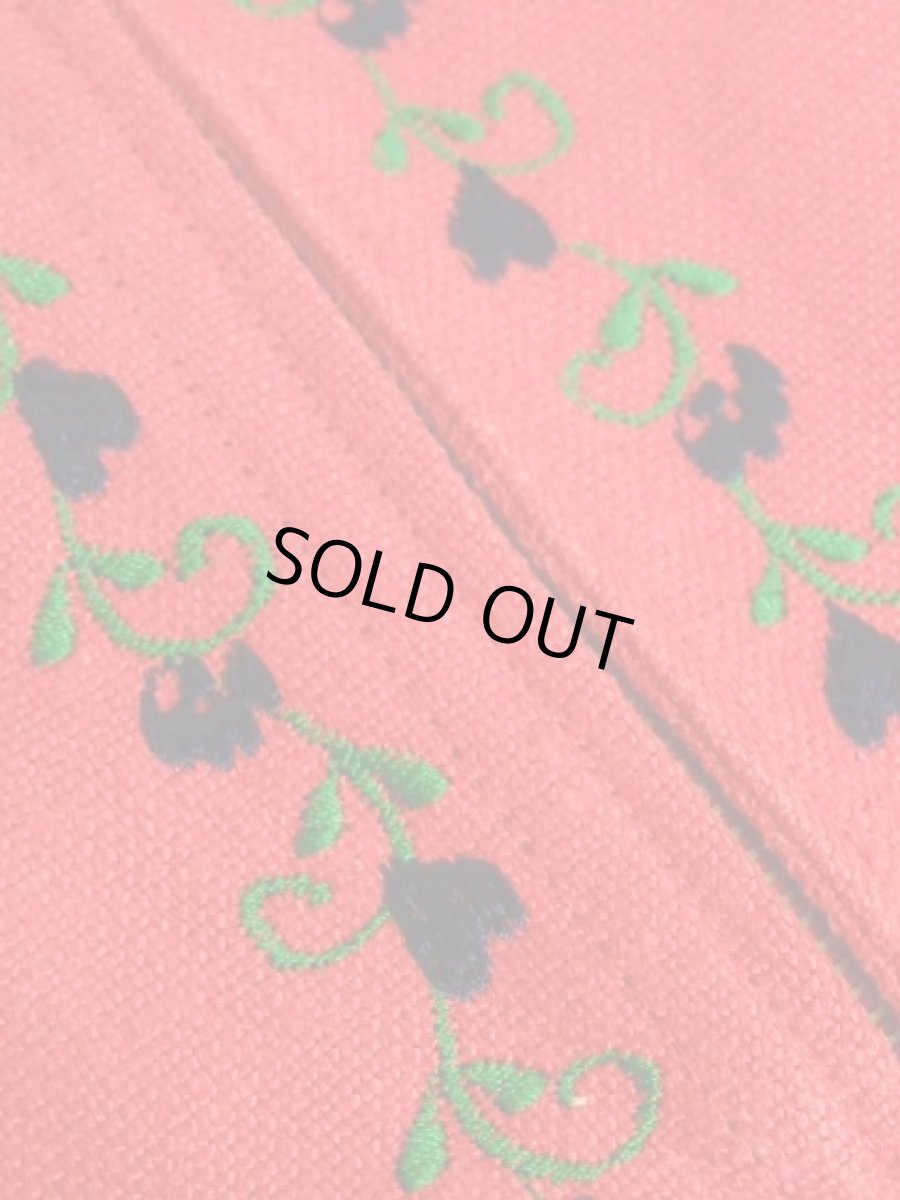 画像12: Navy×Red切り替えしデザイン お花刺繍装飾×フロントジッパー 大人フォークロア ディアンドル チロルワンピース ドイツ民族衣装 舞台 演奏会 フォークダンス オクトーバーフェスト 【6150】 (12)