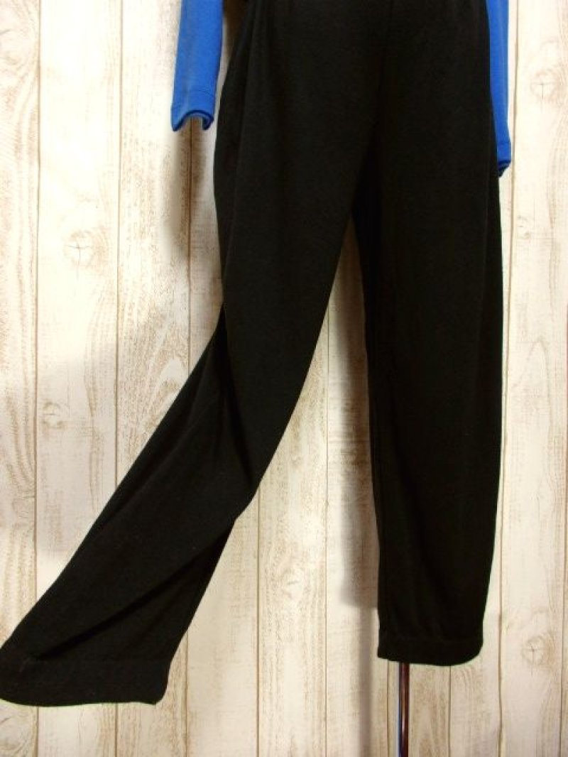 画像2: 80年代 個性的なカラーリング スウェット素材 長袖 レトロ ヨーロッパ古着 ヴィンテージオールインワン