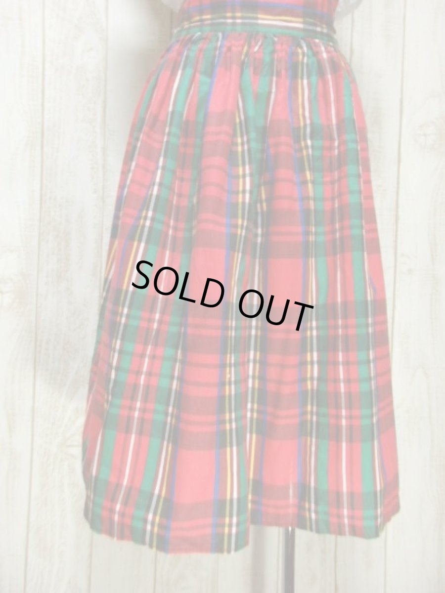 画像10: ☆　USA古着　USAヴィンテージエプロンドレス　チェック柄×フリル　☆ (10)