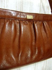 画像3: レザー ブラウン 色合いカタチが可愛い レディース レトロ ショルダー 鞄 バッグ【6279】 (3)