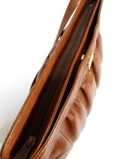 画像7: レザー ブラウン 色合いカタチが可愛い レディース レトロ ショルダー 鞄 バッグ【6279】 (7)