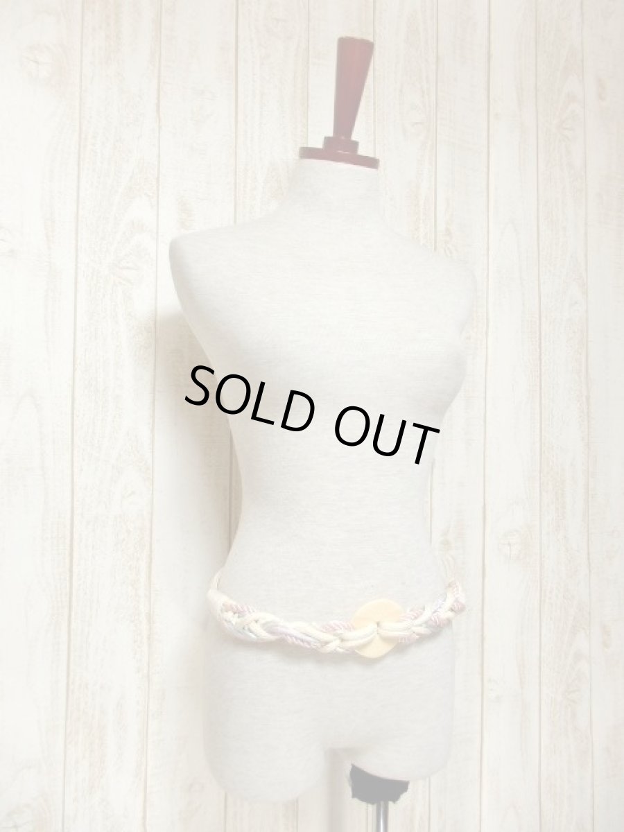 画像8: ブレード マルチカラー レトロアンティーク ヴィンテージ USA 古着 ベルト【6328】 (8)