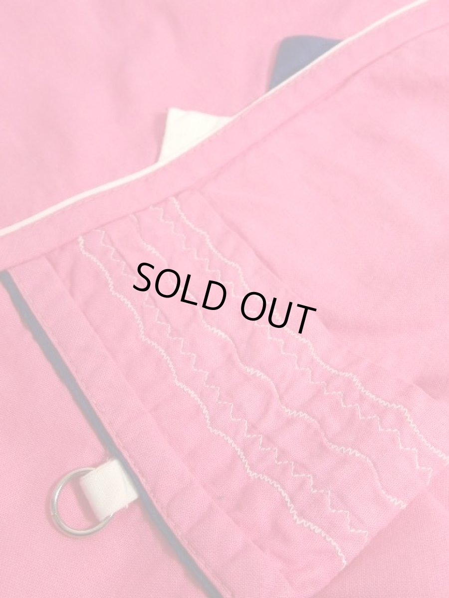 画像11: ピンク ステッチ入り レトロ ヨーロッパ古着 ヴィンテージワンピース【6407】 (11)