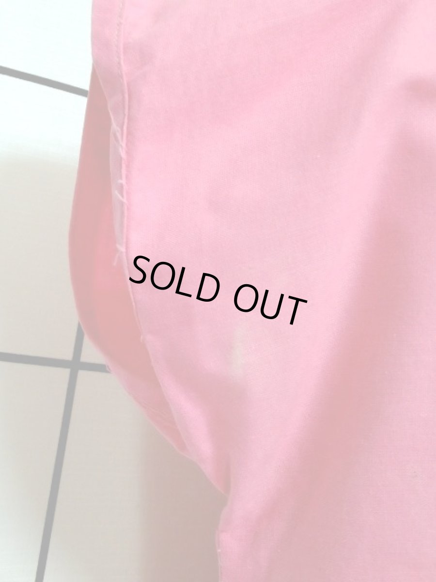 画像14: ピンク ステッチ入り レトロ ヨーロッパ古着 ヴィンテージワンピース【6407】 (14)