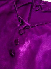 画像8: ヨーロッパ古着　Purple color★重ね着にも便利で可愛い!!ヨーロッパスリップキャミドレス (8)