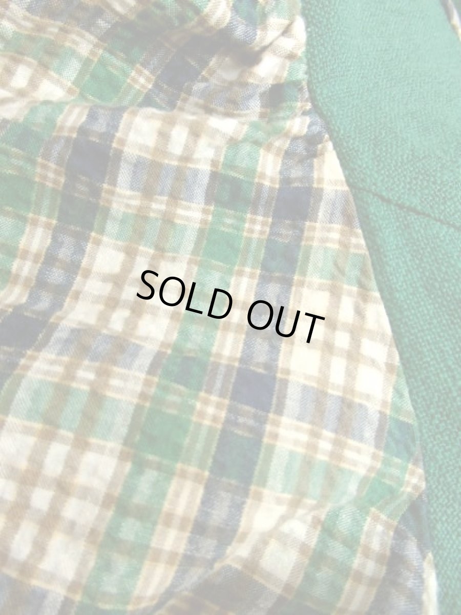 画像16: RoseDirndlAUSBAYERN チェック柄 リネン ウッド調ボタン 前開き グリーン 袖あり ディアンドル チロルワンピース ドイツ民族衣装 舞台 演奏会 フォークダンス オクトーバーフェスト 【6634】 (16)