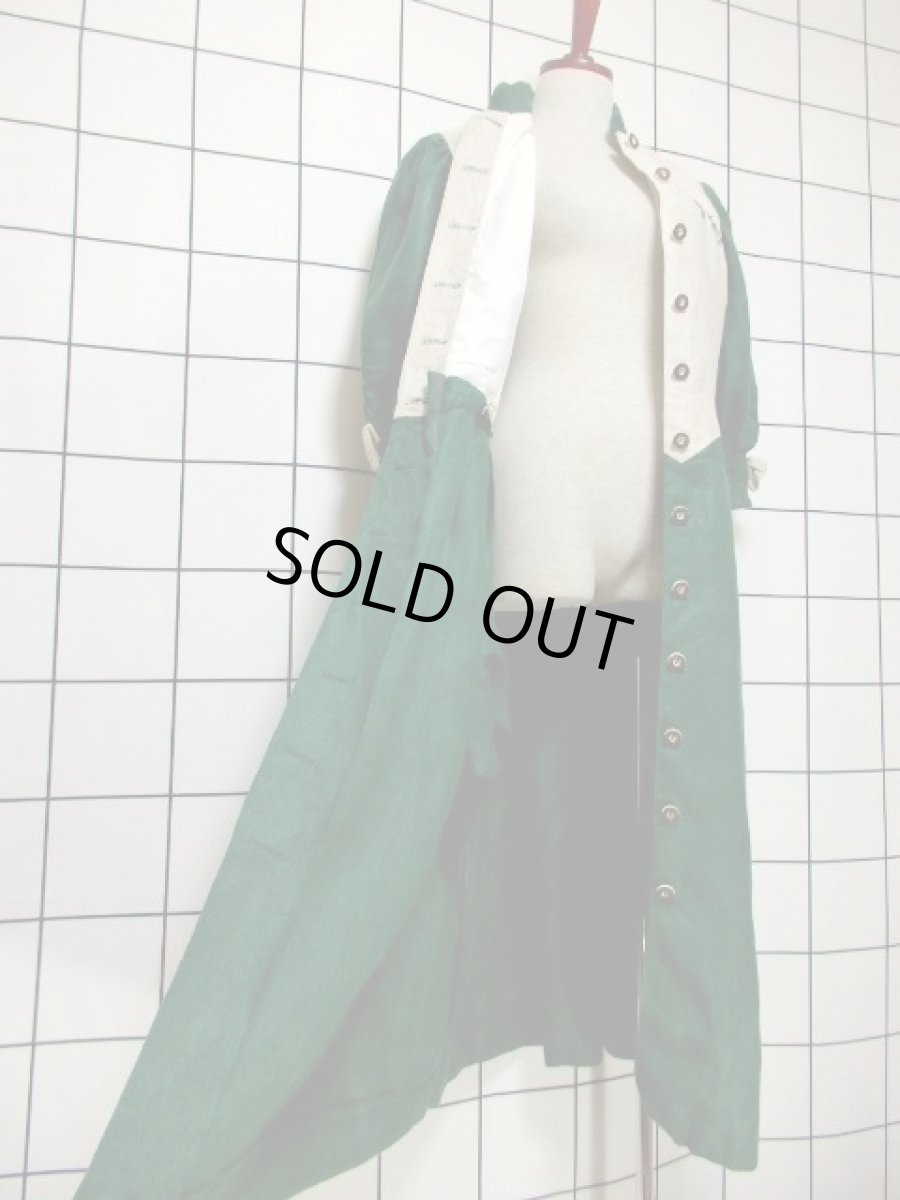 画像14: ディアンドル チロルワンピース ドイツ製 リネン 刺繍パッチ ベージュ グリーン 前開き 袖先リボン ヨーロッパ古着 ドイツ民族衣装 仮装 舞台 演劇 演奏会 ドレス フォークダンス オクトーバーフェスト【6680】 (14)