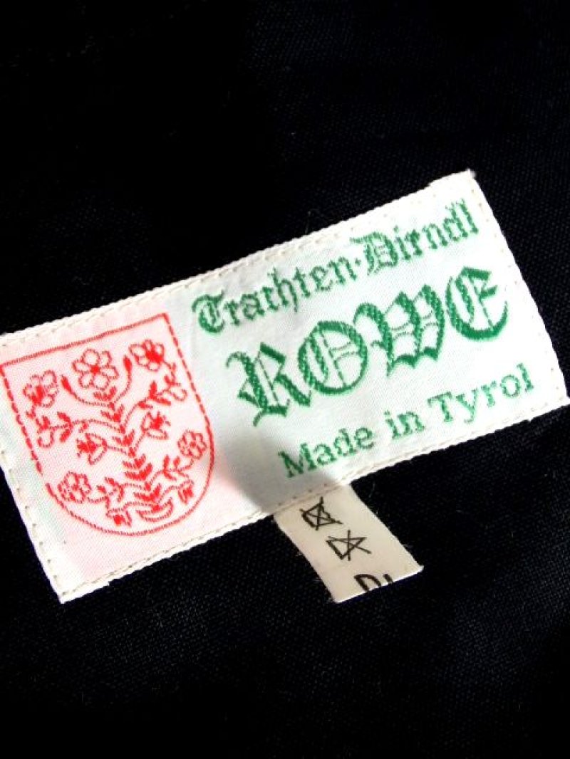 画像3: 刺繍 花織り レッド オフホワイト ブラック 重厚感 主役級 ノースリーブ ディアンドル チロルドレス ドイツ民族衣装 舞台 演奏会 フォークダンス オクトーバーフェスト 【Y6681】