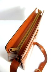画像12: フェイクレザー ブラウン 色合いカタチが可愛い レディース レトロ ショルダー 鞄 バッグ【6812】 (12)