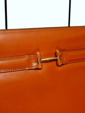 画像10: フェイクレザー ブラウン 色合いカタチが可愛い レディース レトロ ショルダー 鞄 バッグ【6812】 (10)