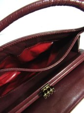 画像4: レッドブラウン レザー 色合いカタチが可愛い レディース レトロ ハンド 鞄 バッグ【6814】 (4)