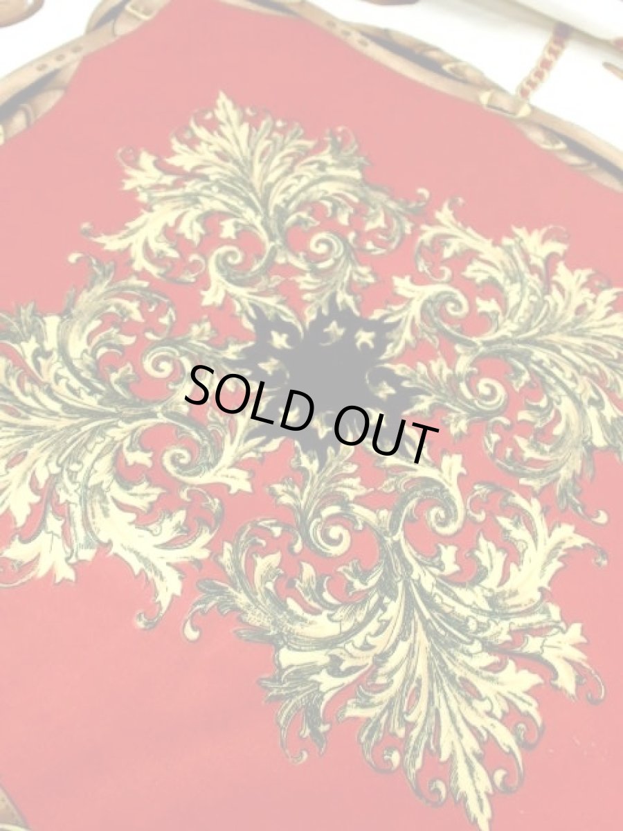 画像8: レトロアンティーク ヴィンテージスカーフ 犬柄 鳥柄 イタリア製【6946】 (8)