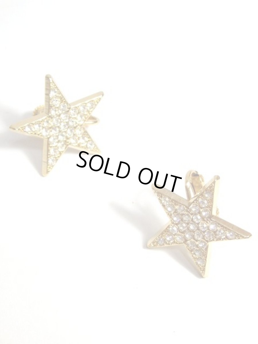 画像2: レトロアンティーク ヴィンテージイヤリング スター 星型【6976】 (2)