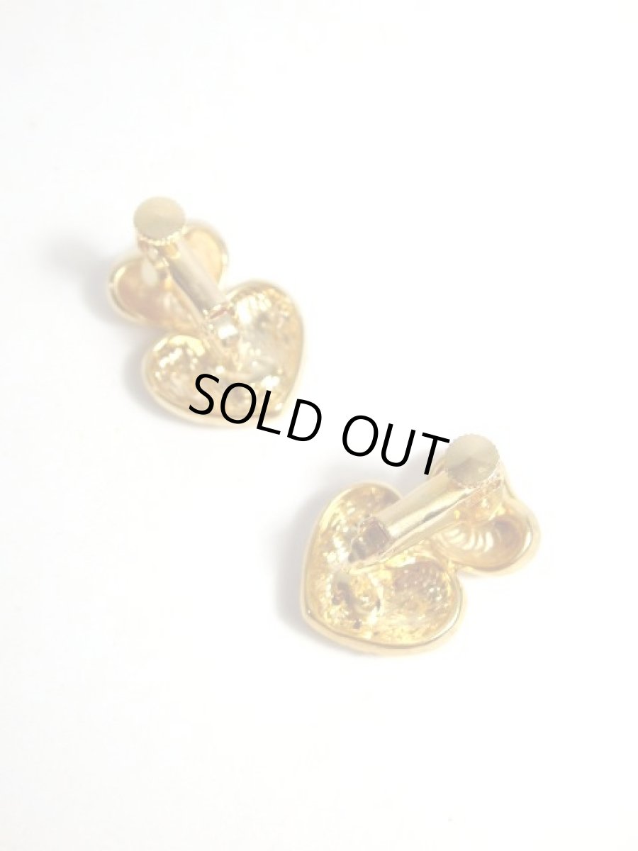 画像5: レトロアンティーク ヴィンテージイヤリング ハート【7095】 (5)