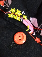 画像16: ヨーロッパ古着 ワンピース ヴィンテージ レトロポップ 花柄 ステッチ 長袖 (16)