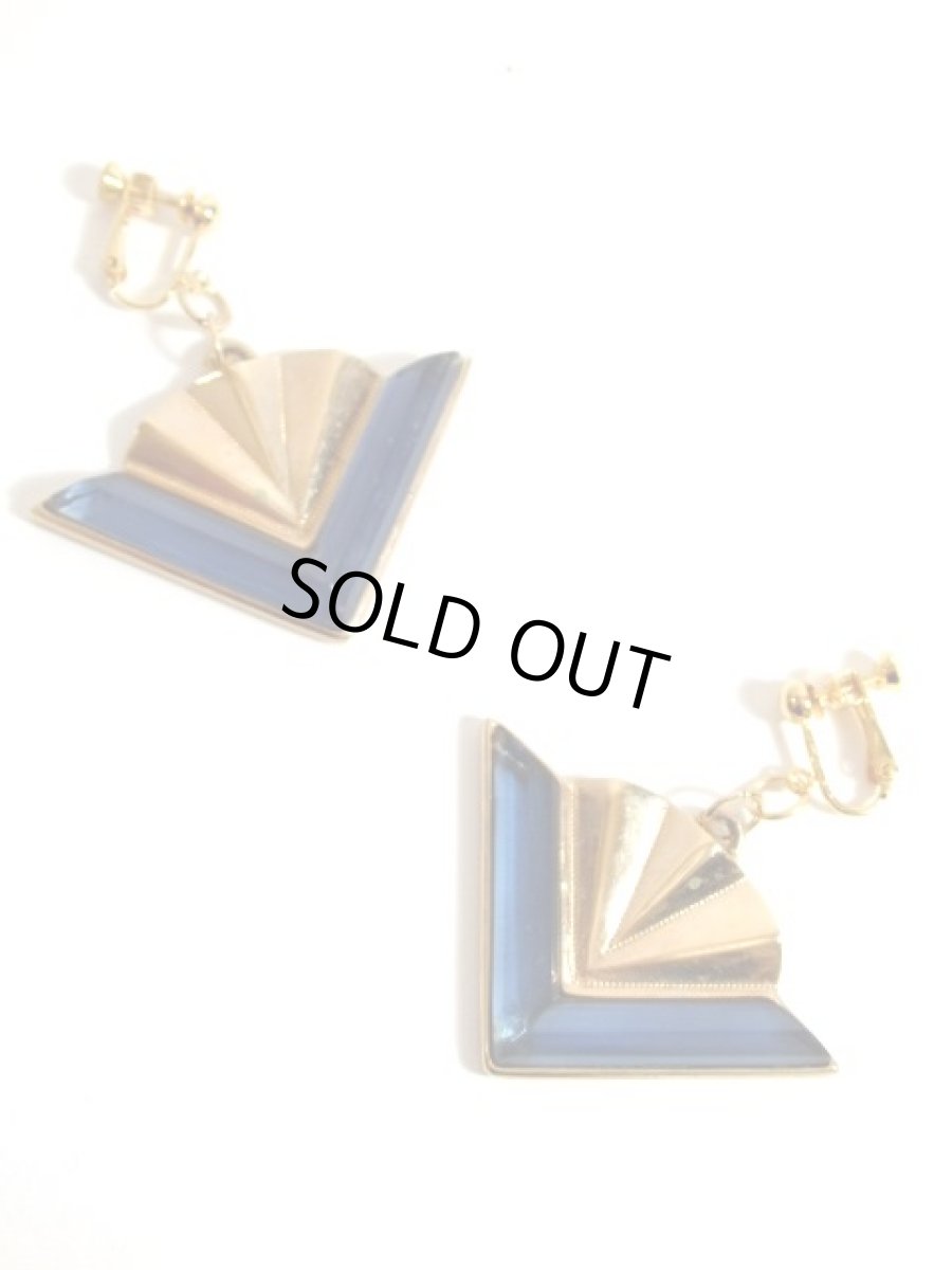 画像2: レトロアンティーク ヴィンテージイヤリング 大ぶり【7131】 (2)