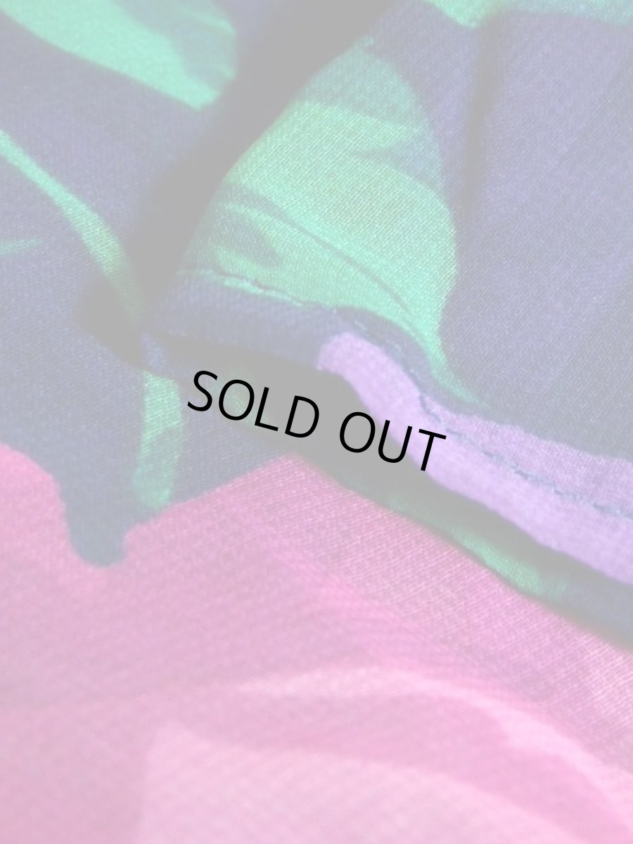 画像17: ティアードデザイン 花柄 レトロ 長袖 ヨーロッパ古着 ヴィンテージドレス (17)