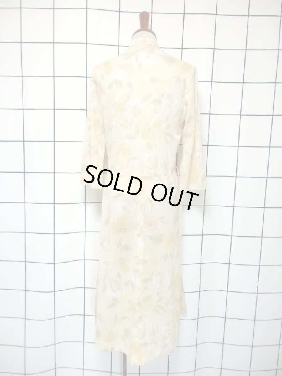 画像5: 花柄 レトロ 長袖 USA古着 ヴィンテージワンピース (5)