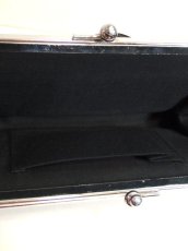 画像5: パーティースタイル レザー ブラック 上品 大人クラシカル レディース レトロ クラッチ 鞄 バッグ (5)