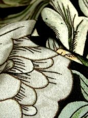画像9: ボタニカル 花柄 ブラック ウエストゴム レトロ USA古着 ヴィンテージスカート【7376】 (9)