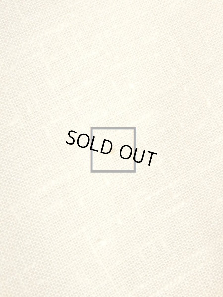 画像19: ニット切り替えし アイボリー 前開き 半袖 レトロ ヨーロッパ古着 ヴィンテージワンピース【7413】 (19)