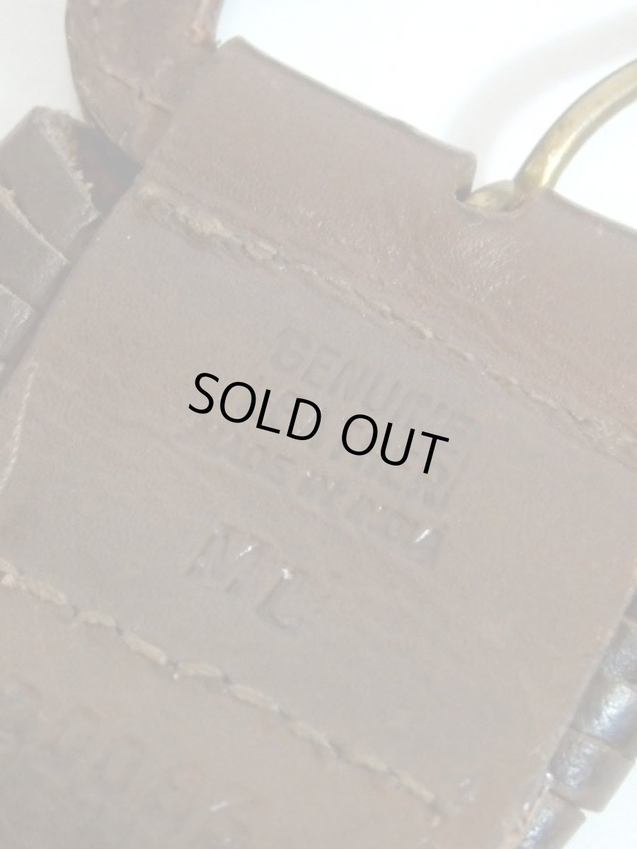 画像10: レザー編み上げ ブラウン インド製 レトロ ヴィンテージ 古着 ベルト【7422】 (10)