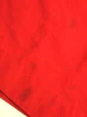 画像20: 刺繍 レッド TALONジッパー スカートスリット フォークロア レトロ USA古着 ヴィンテージ刺繍ドレス【7444】 (20)