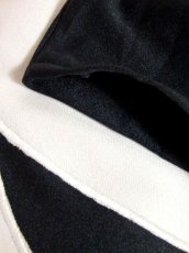 画像17: バックシャンデザイン ドルマンスリーブ ブラック 黒 ホワイト ウエストゴム パーティースタイルにもおすすめ レトロ ヨーロッパ古着 ヴィンテージオールインワン (17)